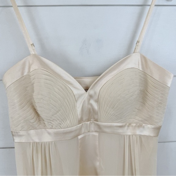 Sue Wong 100% Silk Vintage Elegant Flower Detail Dress - Picture 9 of 11